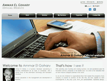 Tablet Screenshot of ammarelgohary.com